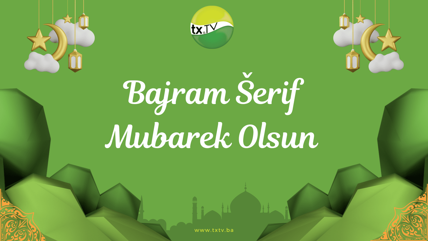 Bajram Šerif Mubarek Olsun